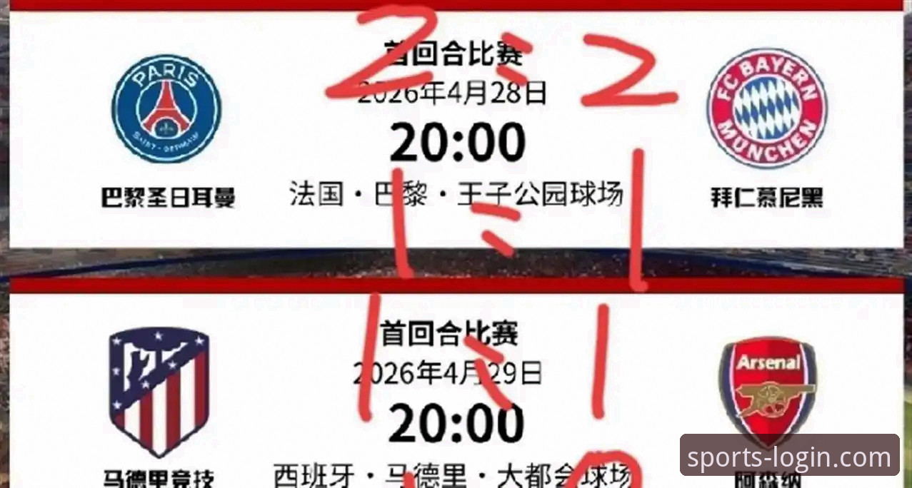 马竞vs阿森纳欧冠半决赛首回合全面解析：b体育在线平台带你复盘关键细节